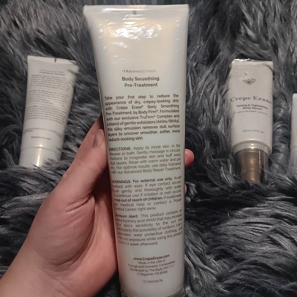 CREPE ERASE BODY FIRM BODY SMOOTHING PRE-TREATMENT BODY TONNING   3  SET/ BUNDLE - Picture 5 of 7